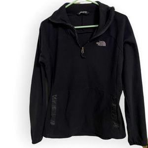 Black the north face women’s size medium fleece quarter zip